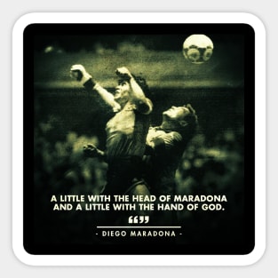 THE HANDS OF GOD Sticker